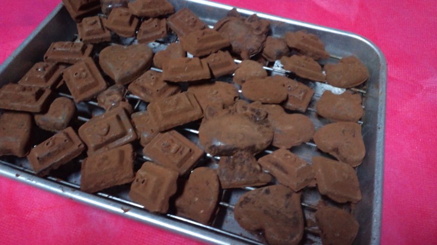 チョコ作りました!