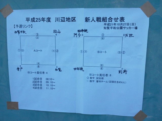 川辺地区新人戦