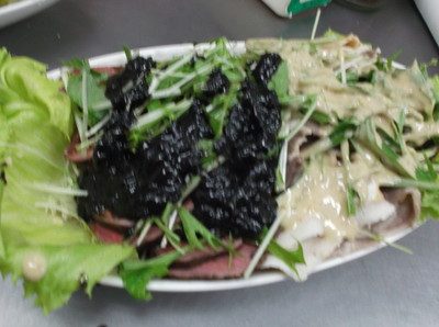 ローストビーフと豚しゃぶのサラダ
