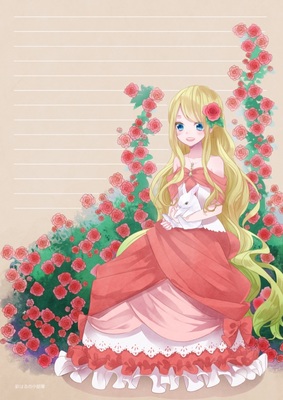 バラ園のプリンセス