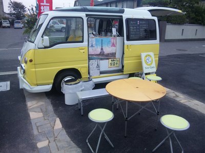 イベントでの黄色いワーゲン