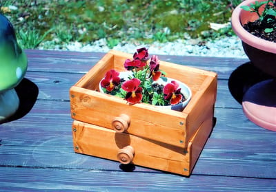 引き出し型花台