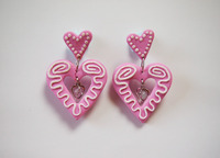 Baby pink heart pierce