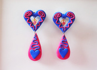 LOVE pierce pink blue
