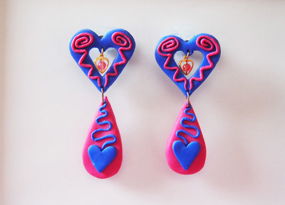 LOVE pierce pink blue