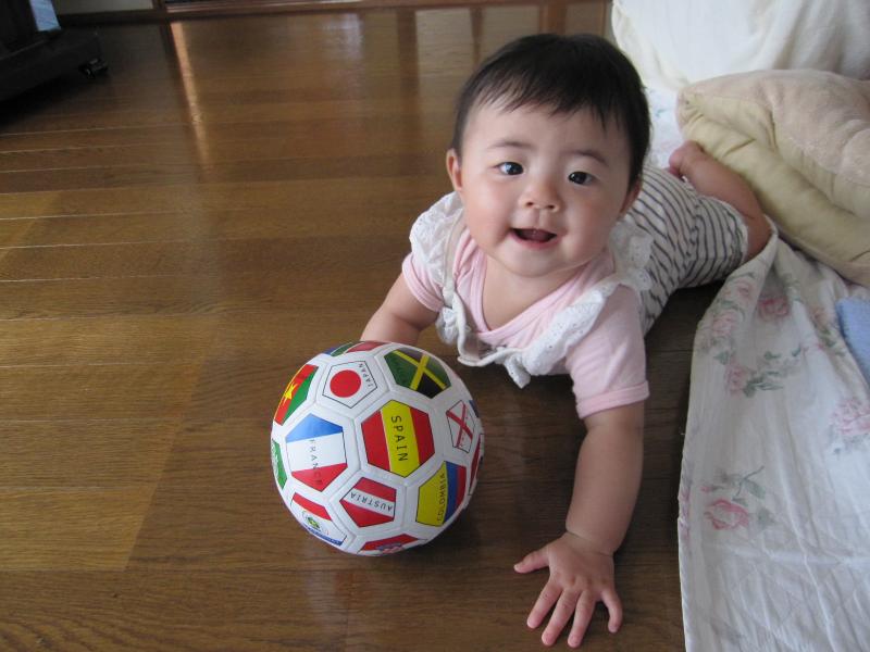 2012年9月1日 Wボール遊び