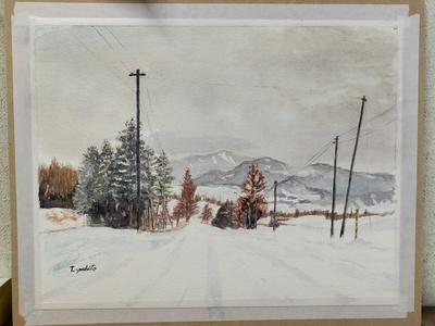 2023年1月 富良野市 雪景