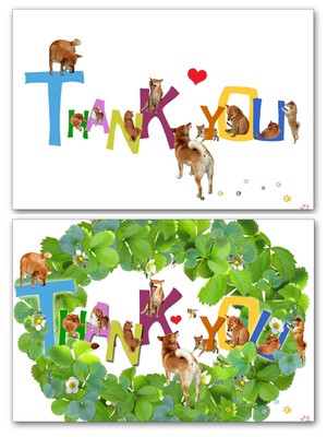 ｢THANK YOU｣カード作りました♪