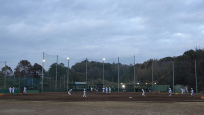 練習（夕暮れ）