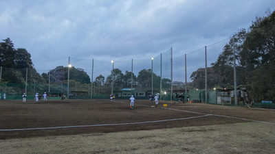 練習（夕暮れ）