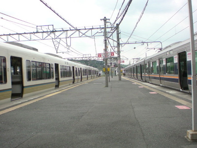 JR関西本線と大和路快速（片町線）