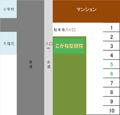 院の脇の細い道を入ります