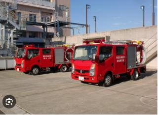 明石市消防団　小型動力ポンプ積載車画像