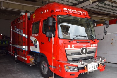 岡崎市消防本部　西消防署　救助工作車