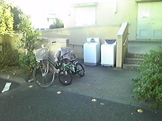 洗濯機の回収 北本市内団地