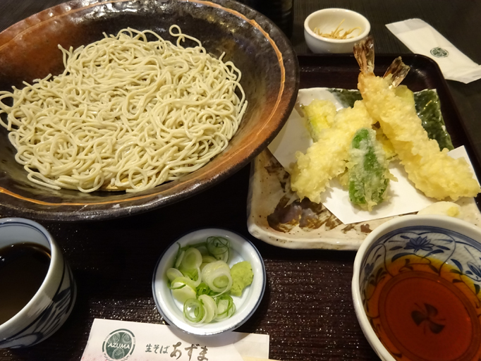天ざるで年越しソバ