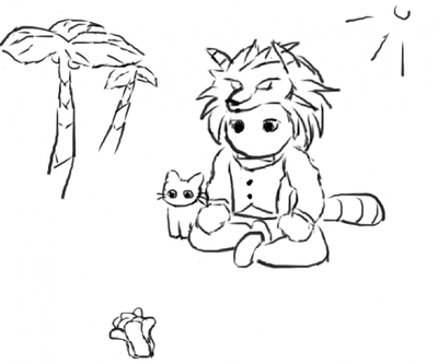 はくさいとわたし（じょーじ画伯）