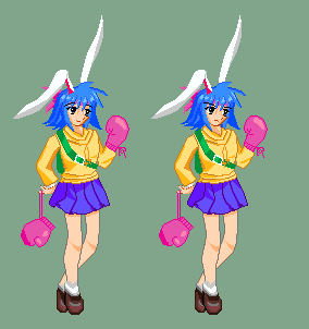  格ゲー立ち絵風 うさこ（ふぃれさん）