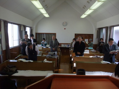 徳島教会での安息日集会