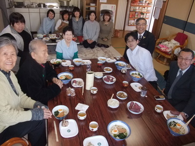 徳島教会の昼食会