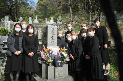 求道者の納骨式