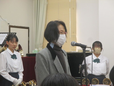 今治教会にて広島三育学院高校ハンドベル演奏　その６
