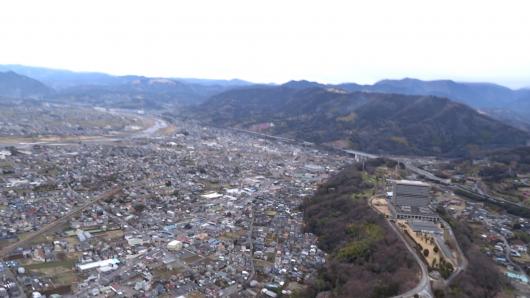 大井町の高台へ画像