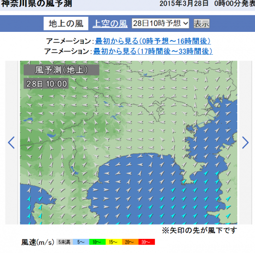 今日の風は画像