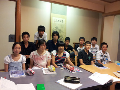 平成２４年度　中３夏合宿（その１）