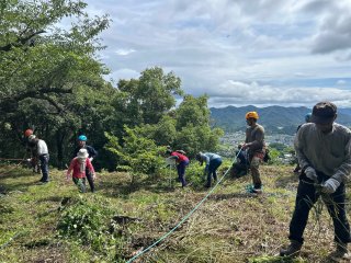 陶ヶ岳登山道整備清掃登山画像