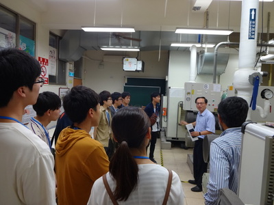 2018.9.10 台湾研修～国立台中勤益科技大学での見学～