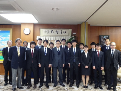 2018.10.31 学長室訪問