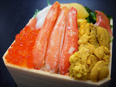 北海道の海鮮弁当