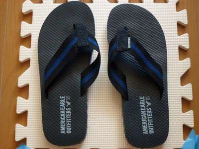 Flip Flops_Black＆Blue-2