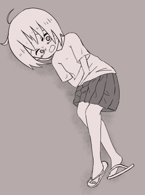 腹パンされた少女