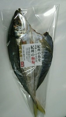 真アジ開き(大)　1尾