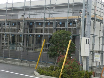 10月21日医院工事風景