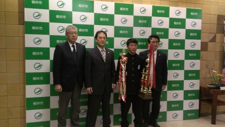 柳井市長へ表敬訪問