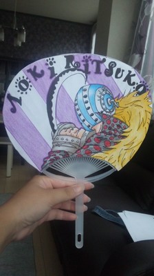 自作うちわ
